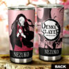 Nezuko Kamado Stainless Steel Anime Tumbler Cup Custom Demon Slayer Manga Style