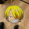 One Piece Rug Sanji Anime Custom Shaped Rug Anime Rug