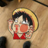 One Piece Rug Monkey D. Luffy Rug Anime Custom Shaped Rug Anime Rug