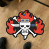 One Piece Rug Kid Pirates Flag Rug Anime Custom Shaped Rug Anime Rug