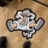 One Piece Rug Luffy Gear 5 Anime Custom Shaped Rug Anime Rug