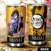 Obanai Iguro Stainless Steel Anime Tumbler Cup Custom Demon Slayer Manga Style