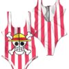 Strawhat Pirate One Piece Anime One Piece Swimsuit