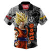 Goku Super Saiyan Hawaiian Shirt Dragon Ball Z Hawaiian Shirt Anime Hawaiian Shirt