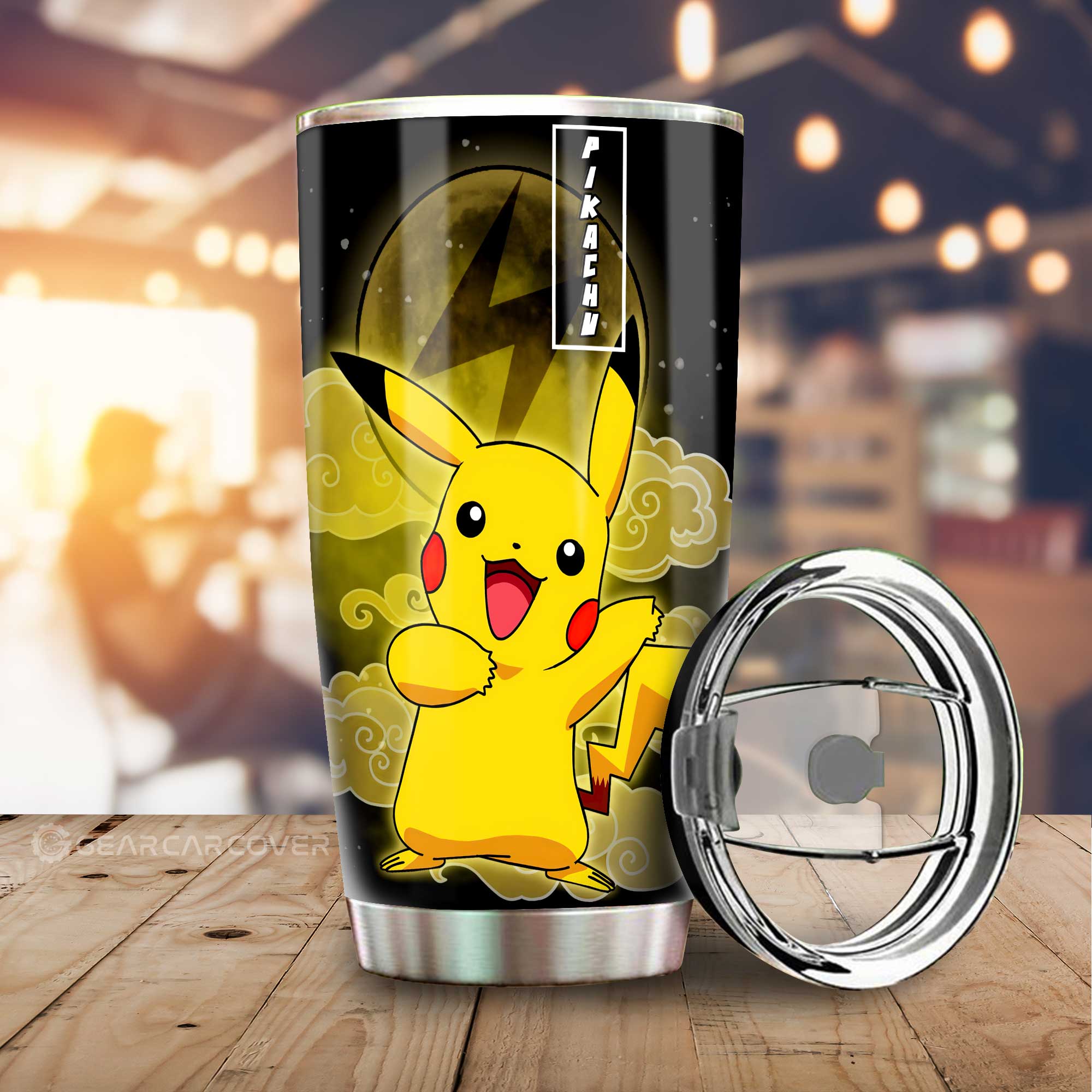 Pikachu Stainless Steel Anime Tumbler Cup Custom Anime