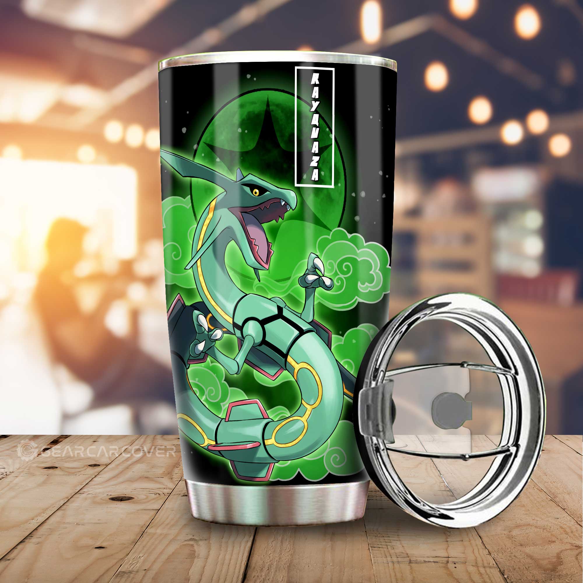 Rayquaza Stainless Steel Anime Tumbler Cup Custom Anime