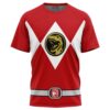 Hooktab Red Ranger Mighty Morphin Power Rangers Anime T-Shirt