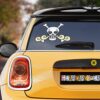 Roger Pirates Flag Car Sticker Custom One Piece Anime Car Accessories