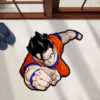 Dragon Ball Rug Son Goku Rug Anime Custom Shaped Rug Anime Rug