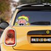 Sailor Venus Hitting Glass Car Sticker Custom Sailor Moon Anime Car Accessories For Anime Fans