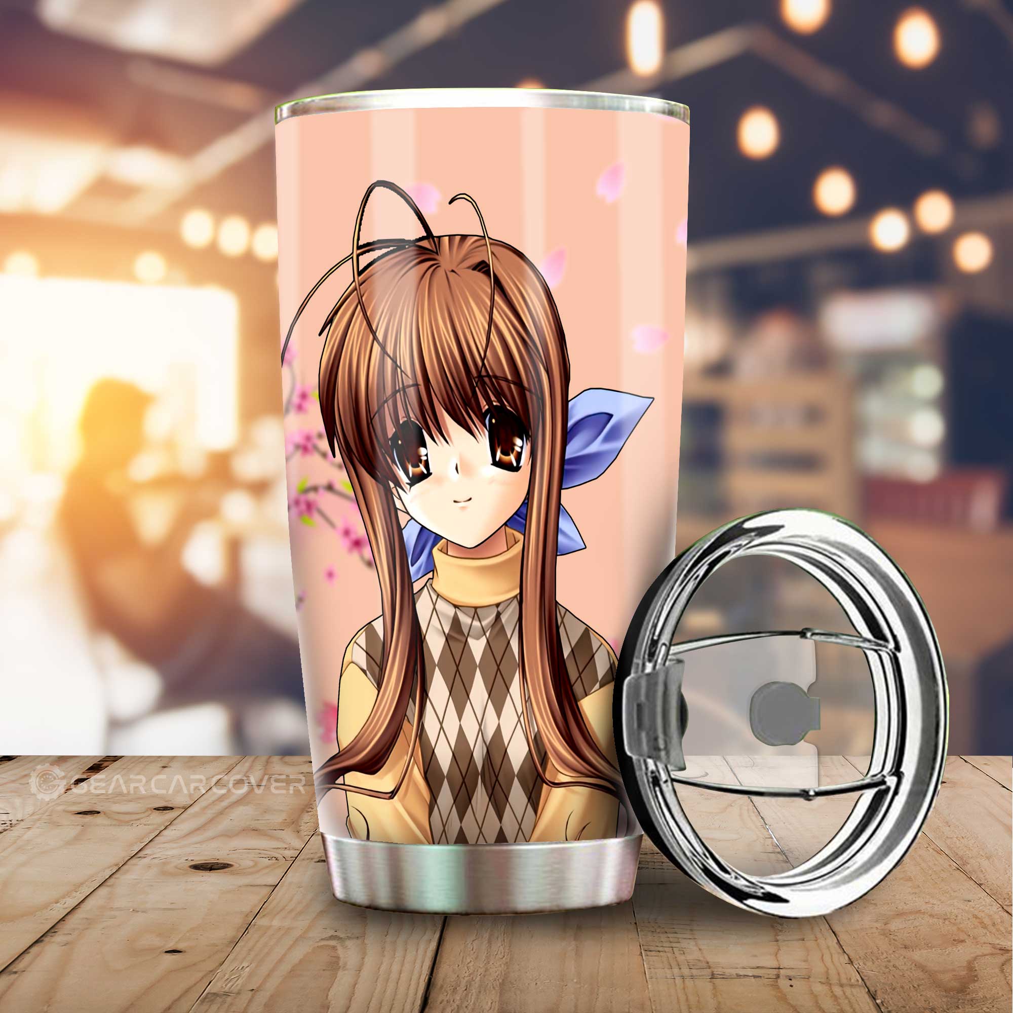 Sanae Furukawa Stainless Steel Anime Tumbler Cup Custom Clannad Anime