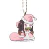 Santa Claus Nezuko Ornament Custom Anime Demon Slayer Car Accessories Christmas Decorations