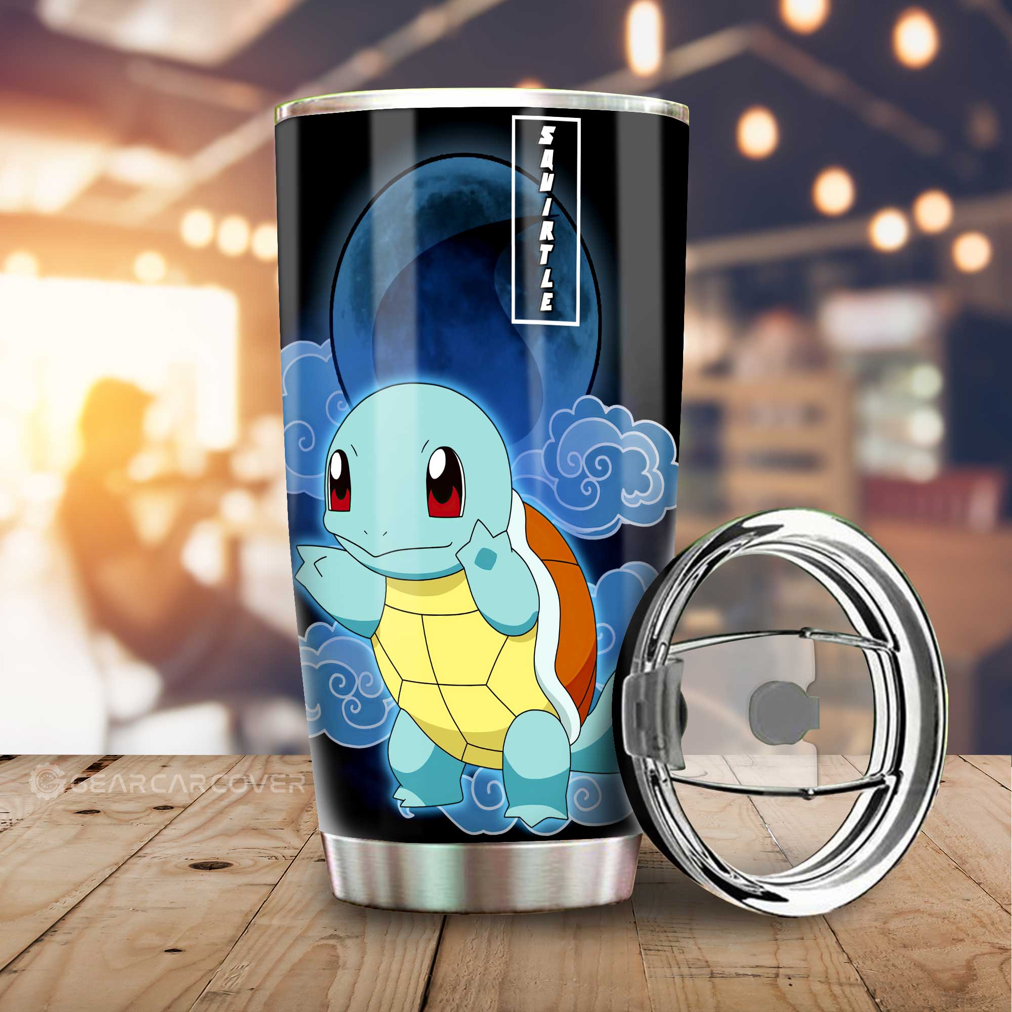 Squirtle Stainless Steel Anime Tumbler Cup Custom Anime