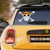 Straw Hat Pirates Flag Car Sticker Custom Car Accessories