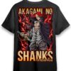 Akagami No Shanks One Piece Anime Unisex T-Shirt