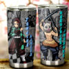 Tanjiro And Inosuke Stainless Steel Anime Tumbler Cup Custom Demon Slayer Anime Mix Mangas