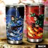 Tanjiro Water And Sun Breathing Skill Stainless Steel Anime Tumbler Cup Custom Anime Demon Slayer