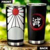 Tanjiro's Hanafuda Earrings Stainless Steel Anime Tumbler Cup Custom Demon Slayer