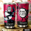 Tengen Uzui Stainless Steel Anime Tumbler Cup Custom Demon Slayer Manga Style