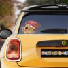 Tony Tony Chopper Hitting Glass Car Sticker Custom One Piece Anime Car Accessories For Anime Fans