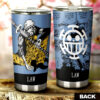 Trafalgar Law Stainless Steel Anime Tumbler Cup Custom One Piece Manga Style