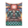 Trippy Kamado Tanjiro Blanket Demon Slayer Blanket Anime Blanket