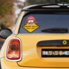 Uma Uma Chopper Warning Car Sticker Custom One Piece Anime Car Accessories