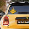 Uma Uma Usopp Warning Car Sticker Custom One Piece Anime Car Accessories