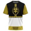 Hooktab White Ranger Mighty Morphin Power Rangers Anime T-Shirt