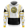 Hooktab White Ranger Ninjetti Power Rangers Anime Hoodie