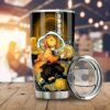 Zenitsu Thunder Breathing Stainless Steel Anime Tumbler Cup Custom Anime Demon Slayer