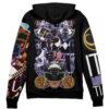 Black Ranger Mighty Morphin Power Rangers Streetwear Otaku Cosplay Anime Zip Hoodie