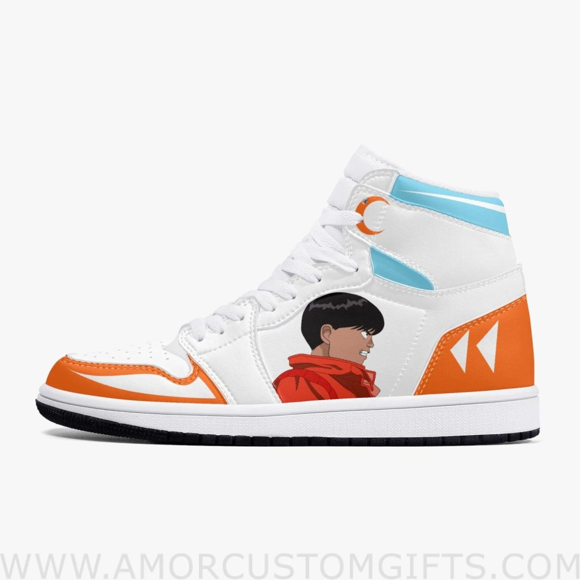 Custom Akira Kaneda JD1 Anime Sneakers Mid 1 Basketball Shoes