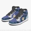 Custom Angel Beats Hideki JD1 Anime Sneakers Mid 1 Basketball Shoes