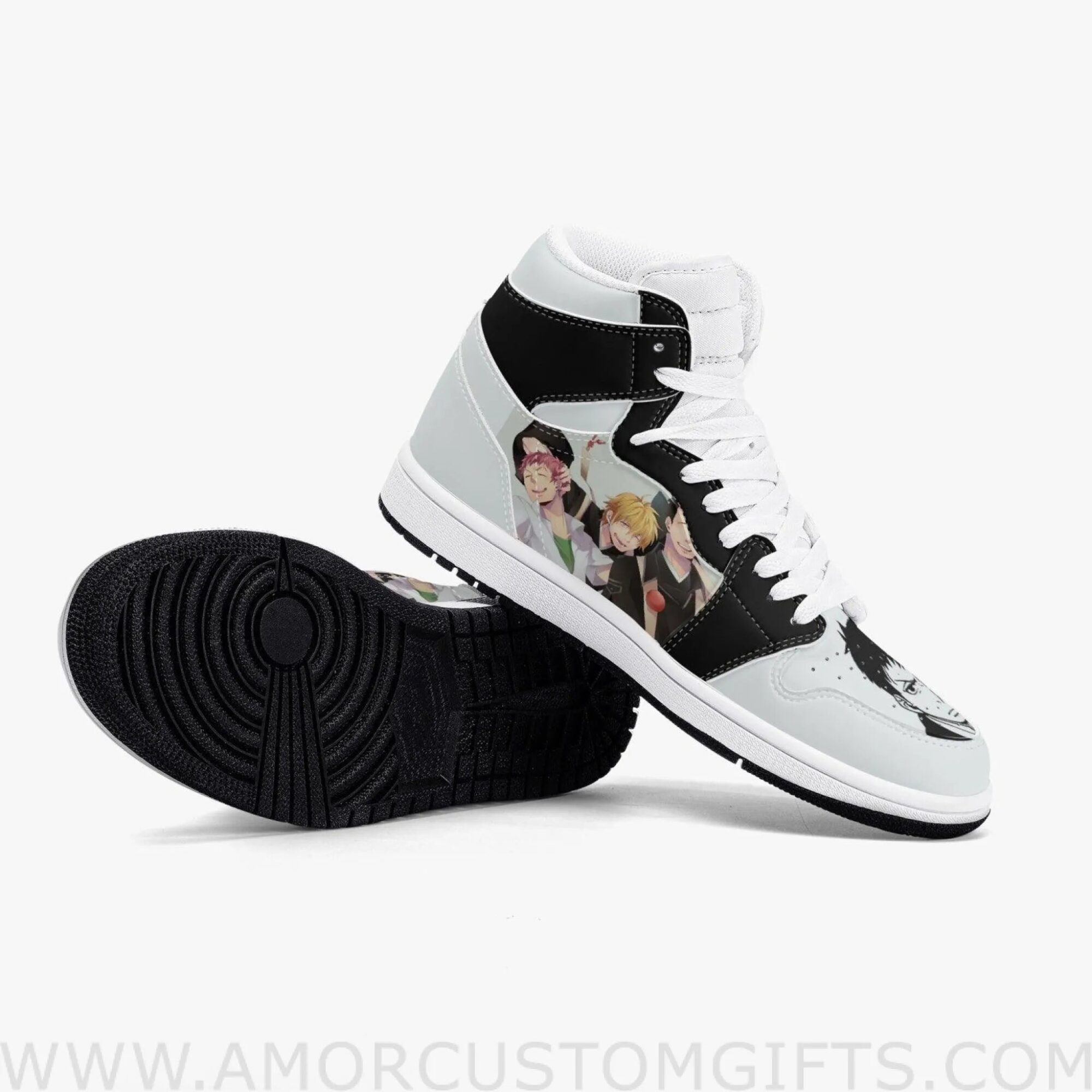 Custom AO No Exorcist Juzo Shima JD1 Shoes Mid 1 Basketball Shoes