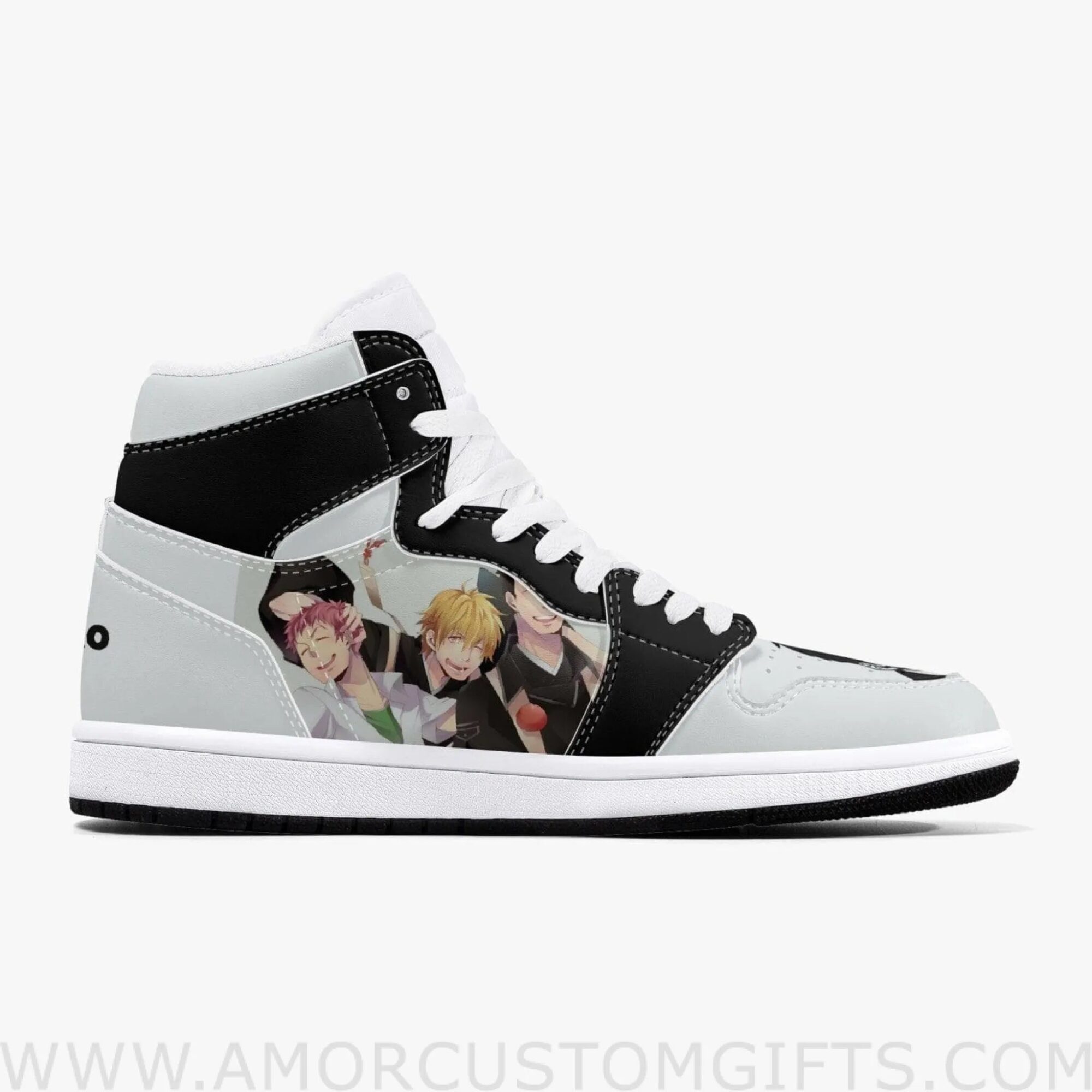 Custom AO No Exorcist Juzo Shima JD1 Shoes Mid 1 Basketball Shoes