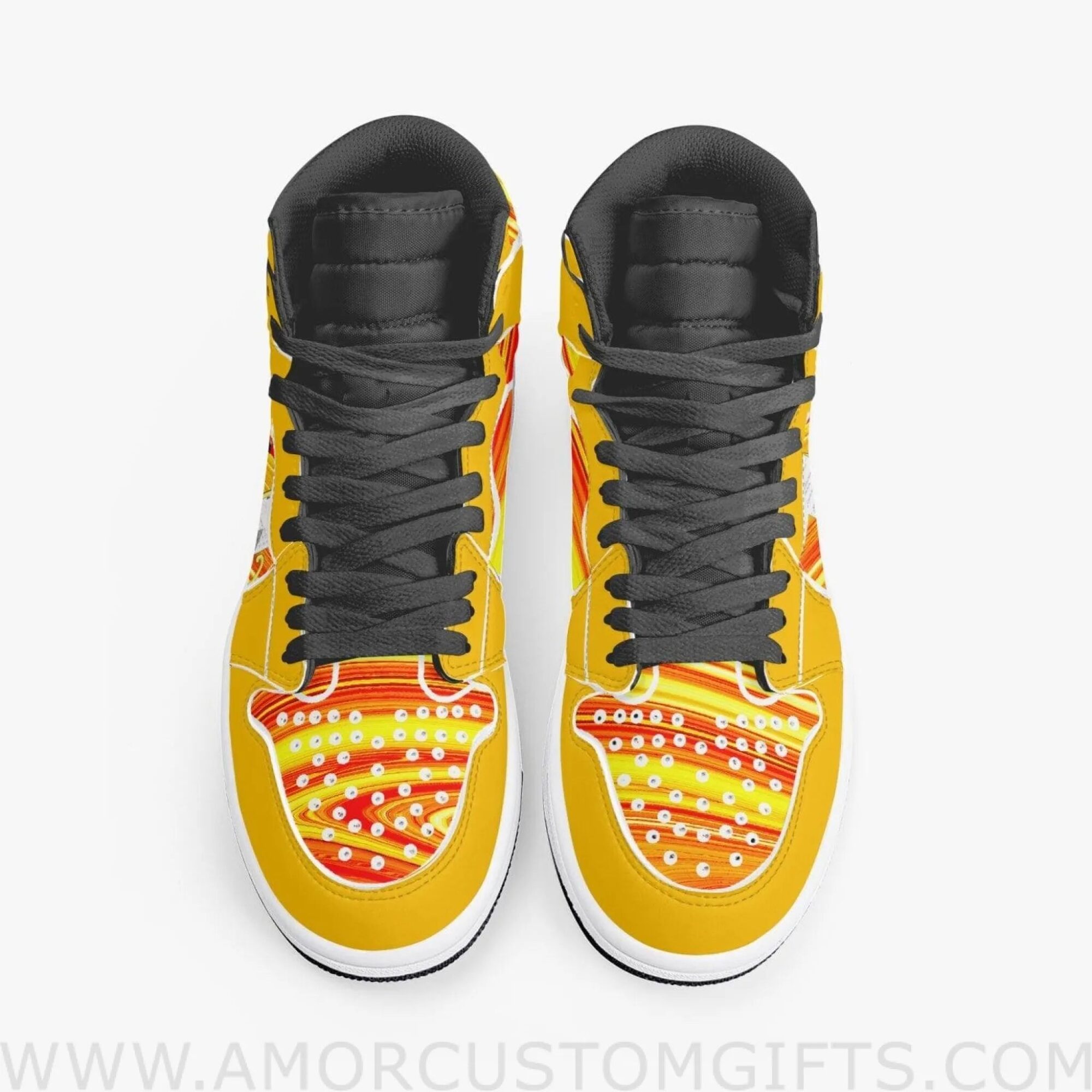 Custom Assassination Classroom Koro sensei JD1 Anime Sneakers Mid 1 Basketball Shoes