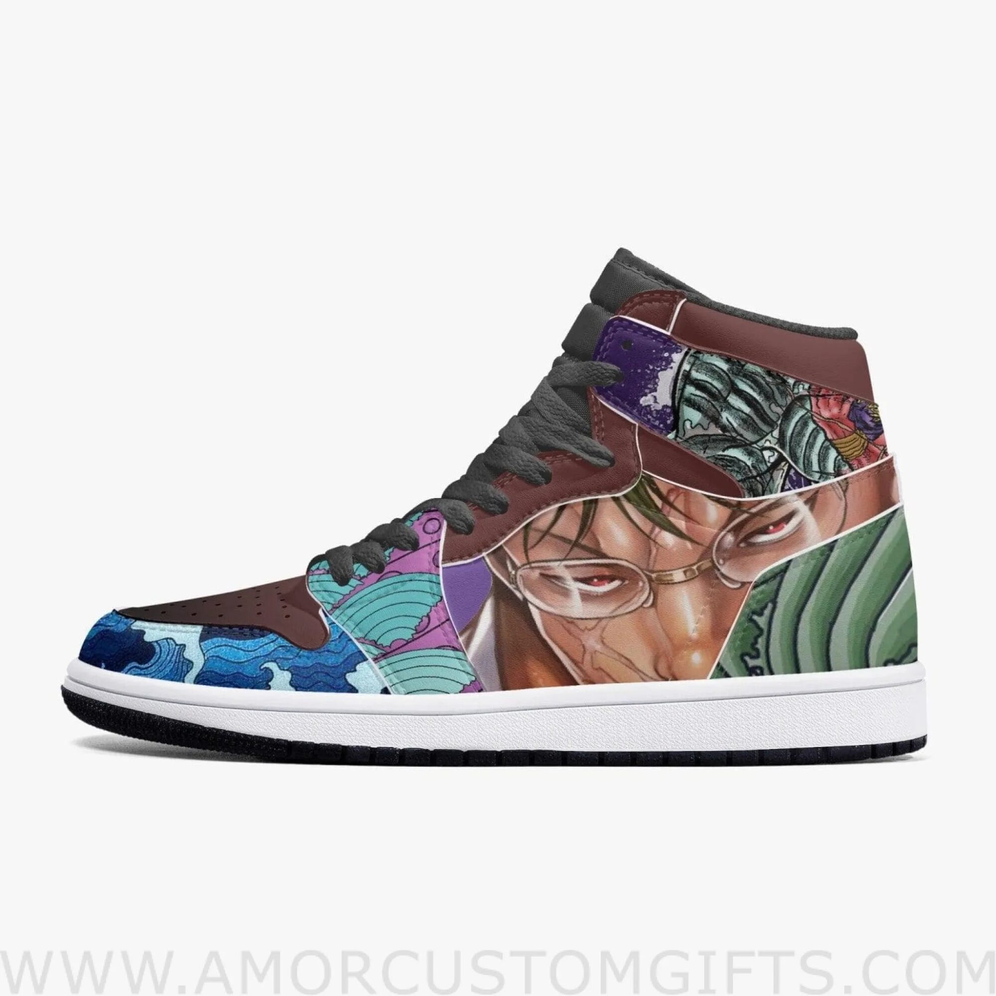 Custom Baki Kaoru JD1 Anime Sneakers Mid 1 Basketball Shoes