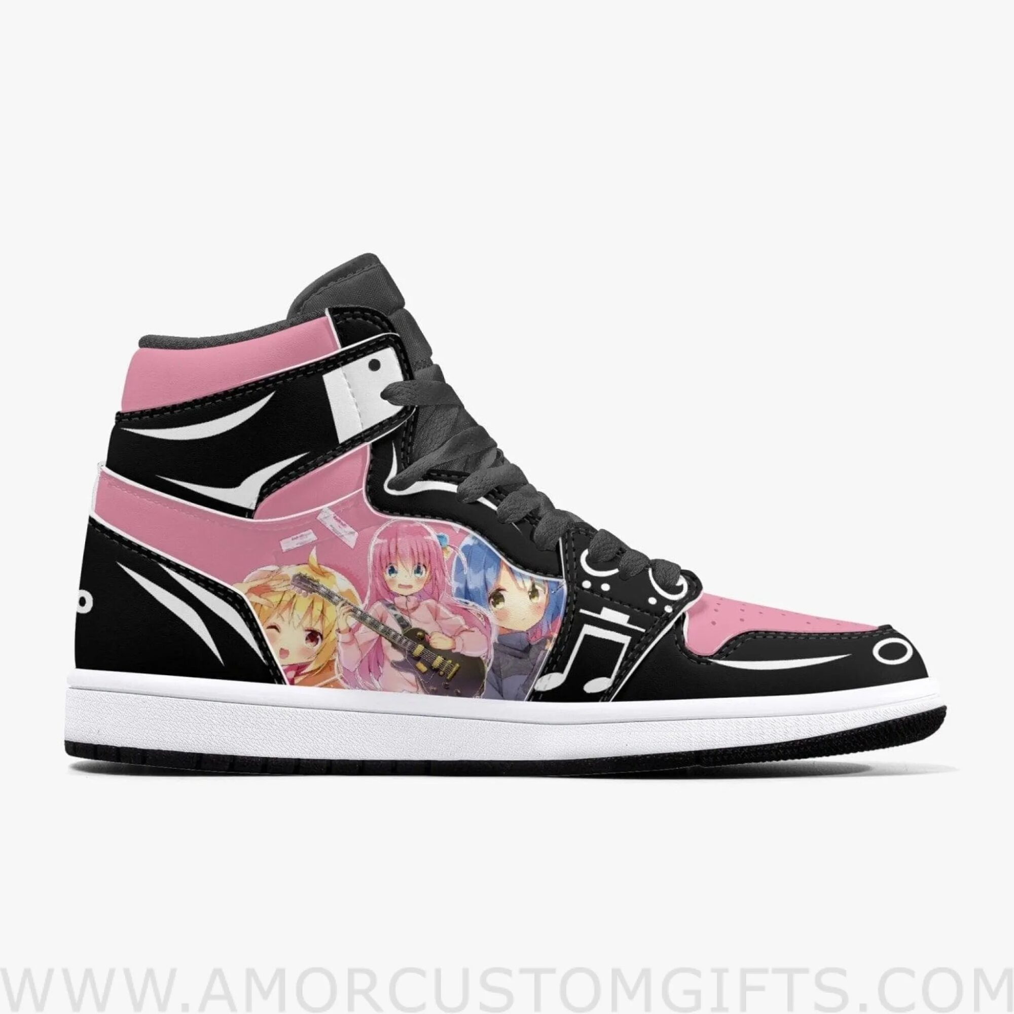 Custom Bocchi the Rock 3 JD1 Anime Sneakers Mid 1 Basketball Shoes