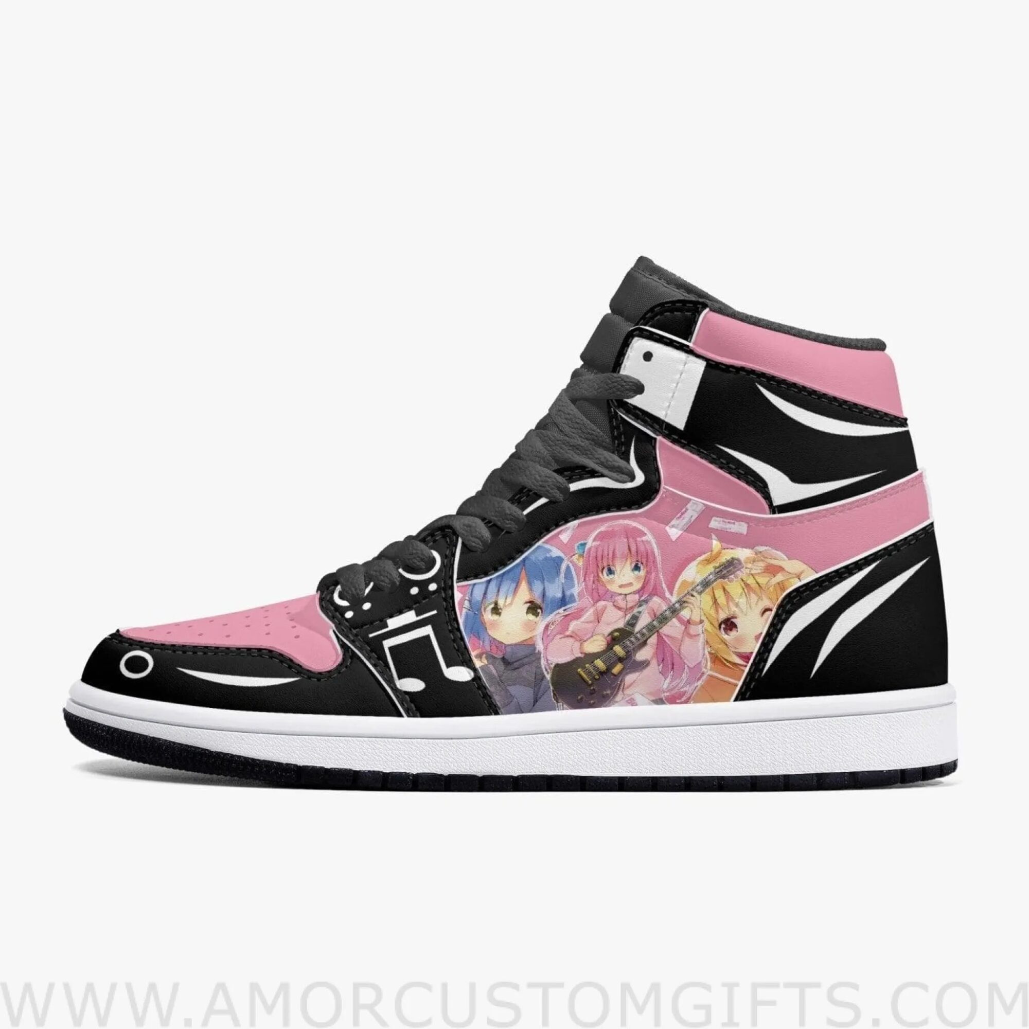 Custom Bocchi the Rock 3 JD1 Anime Sneakers Mid 1 Basketball Shoes