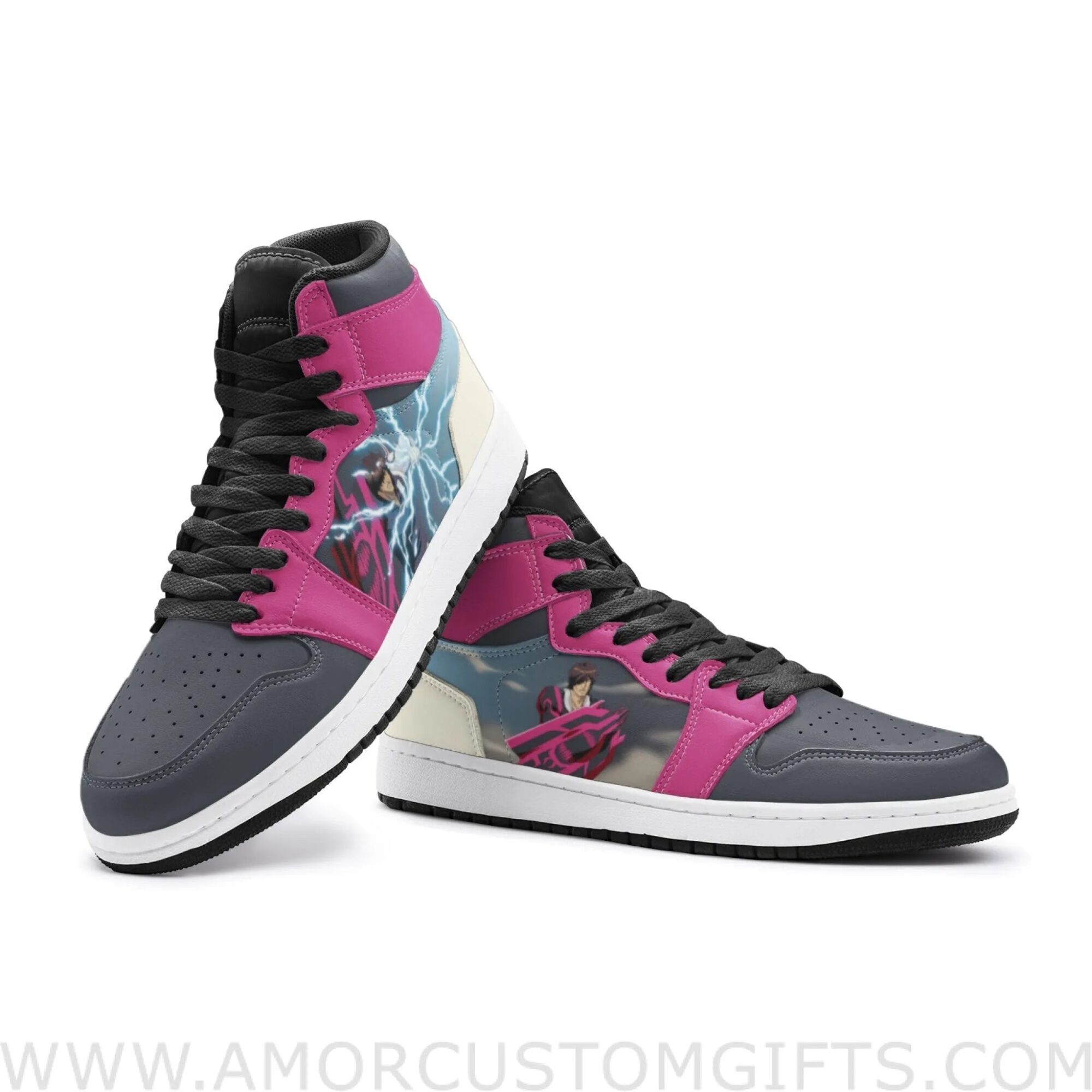 Custom Chad Burichi Mid Top Basketball Sneakers Shoes | Personalizable Anime Fan Sneakers