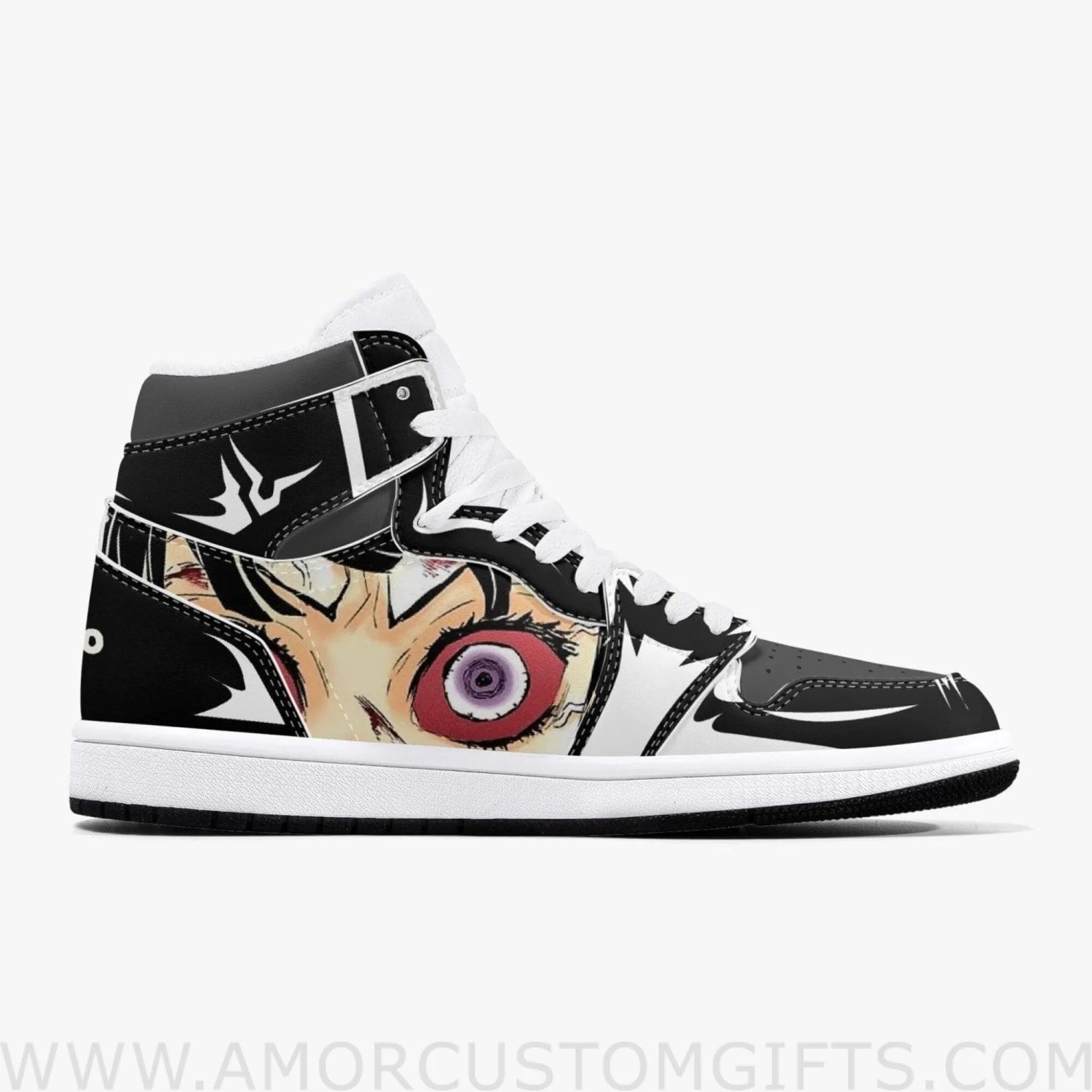 Custom Demon Slayer Kanao Tsuyuri JD1 Anime Sneakers Mid 1 Basketball Shoes