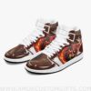 Custom Demon Slayer Tanjiro Brown White JD1 Anime Sneakers Mid 1 Basketball Shoes