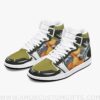 Custom Demon Slayer Zenitsu Agatsuma JD1 Anime Sneakers Mid 1 Basketball Shoes