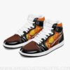 Custom Demon Slayer Zenitsu Agatsuma JD1 Anime Sneakers Mid 1 Basketball Shoes