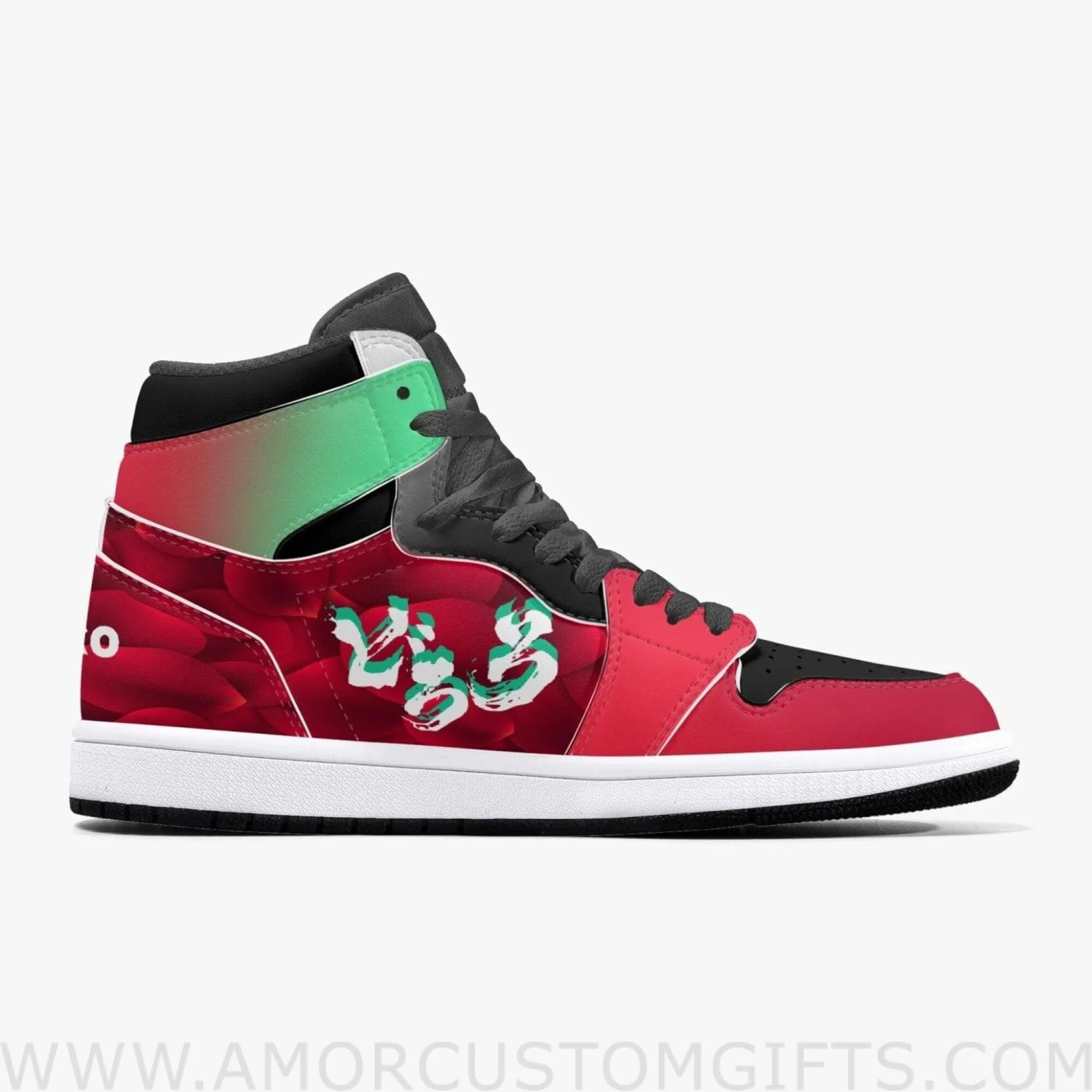 Custom Dororo Hyakkimaru JD1 Anime Sneakers Mid 1 Basketball Shoes