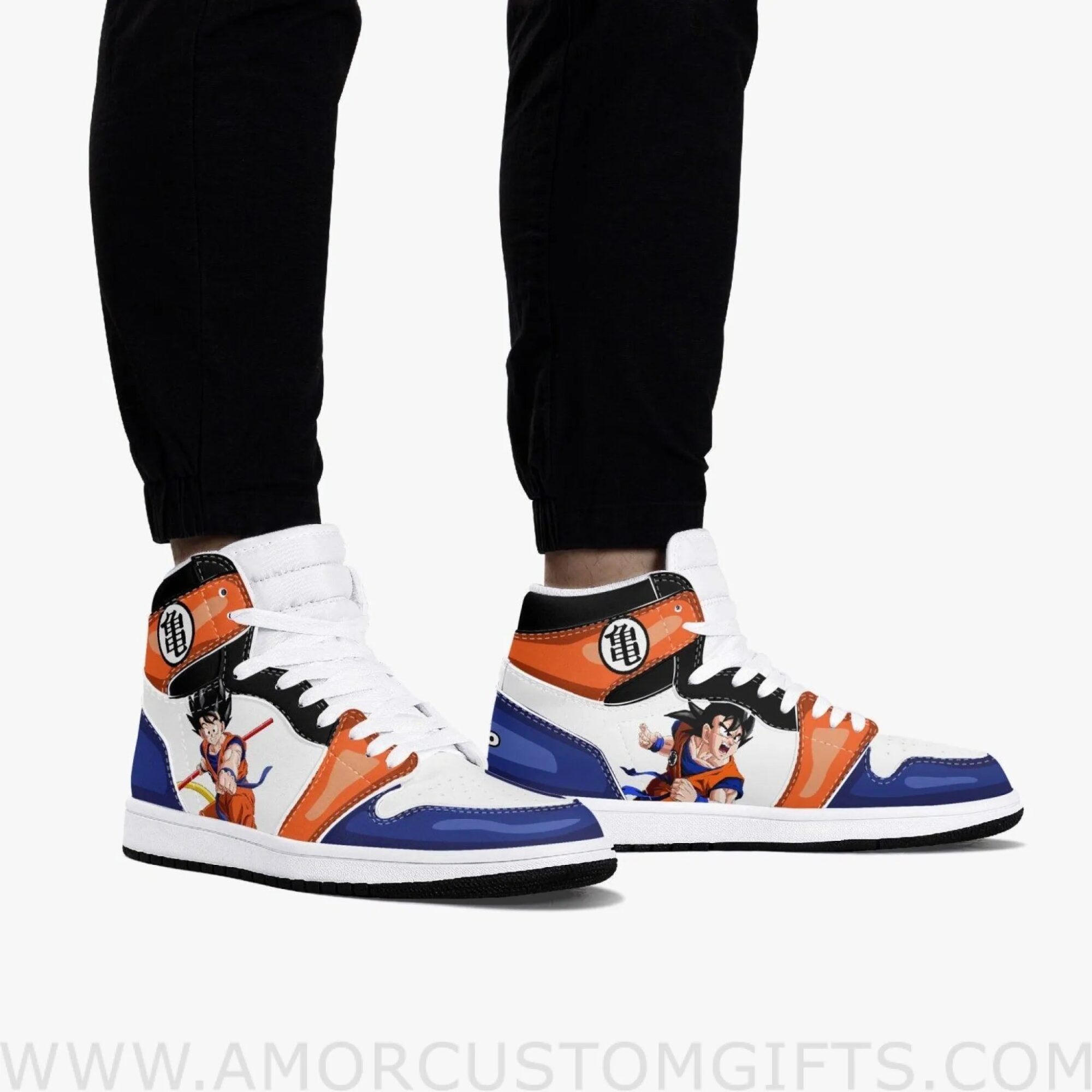 Custom Dragon Ball Super Goku JD1 Anime Sneakers