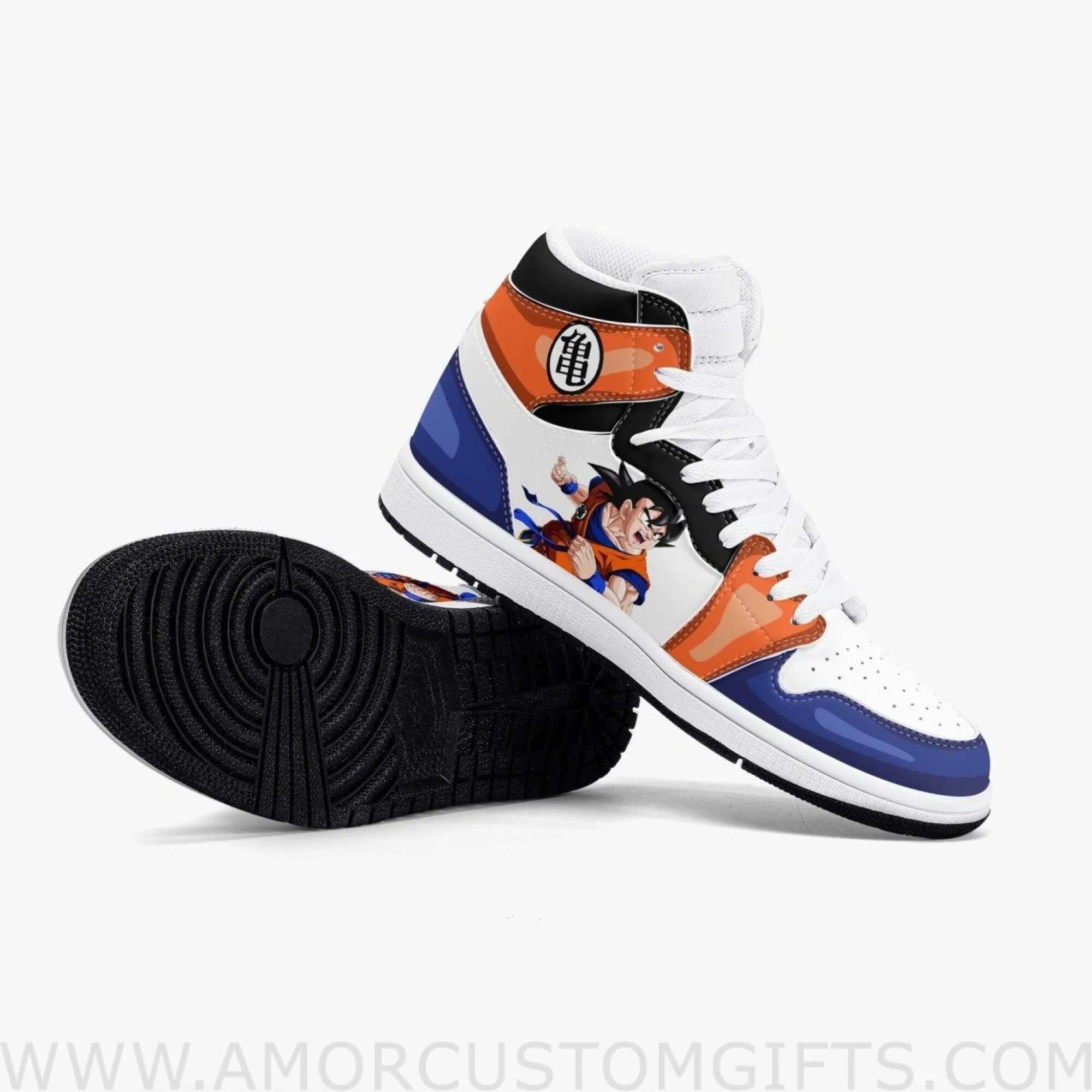 Custom Dragon Ball Super Goku JD1 Anime Sneakers