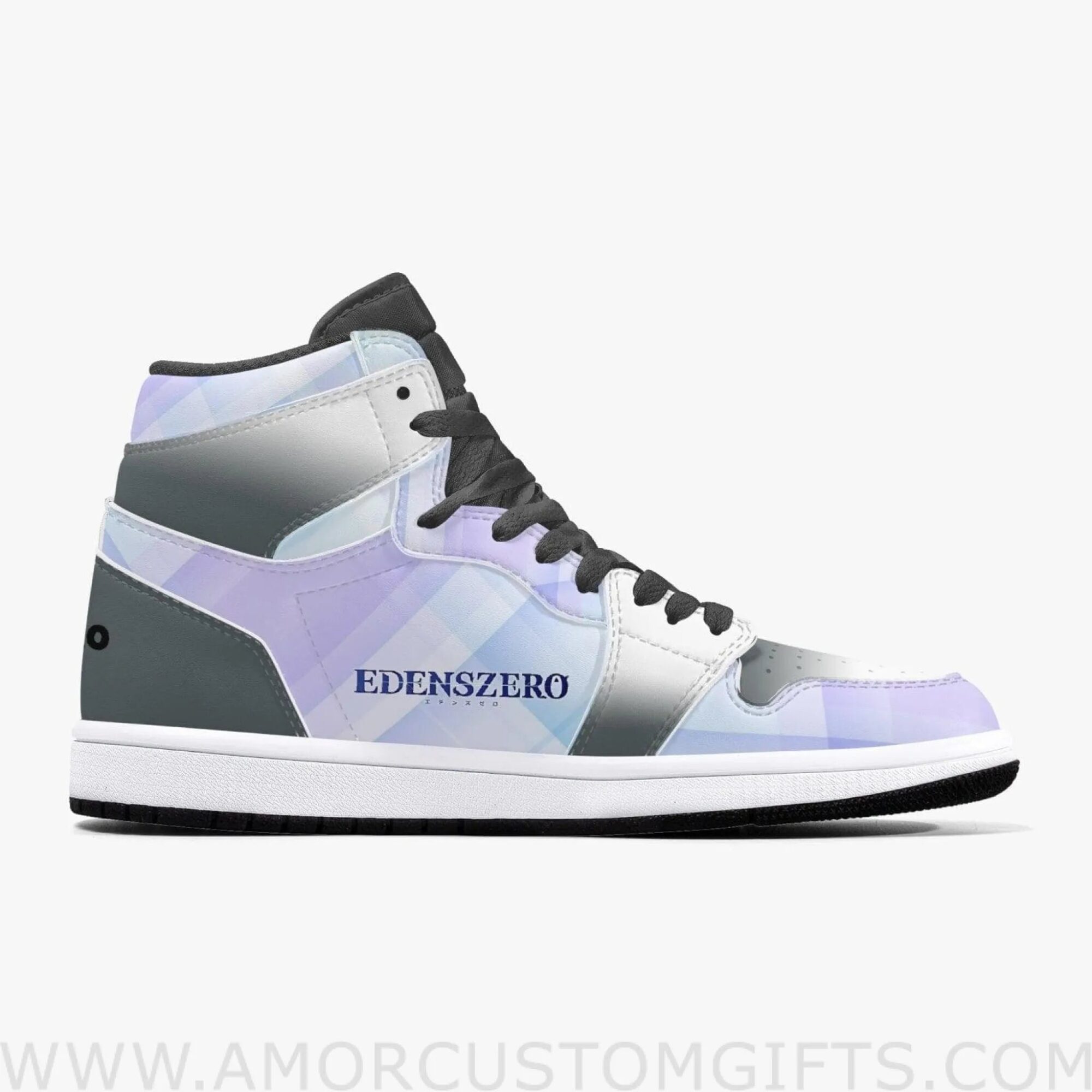 Custom Edens Zero Rebecca Bluegarden JD1 Anime Sneakers Mid 1 Basketball Shoes