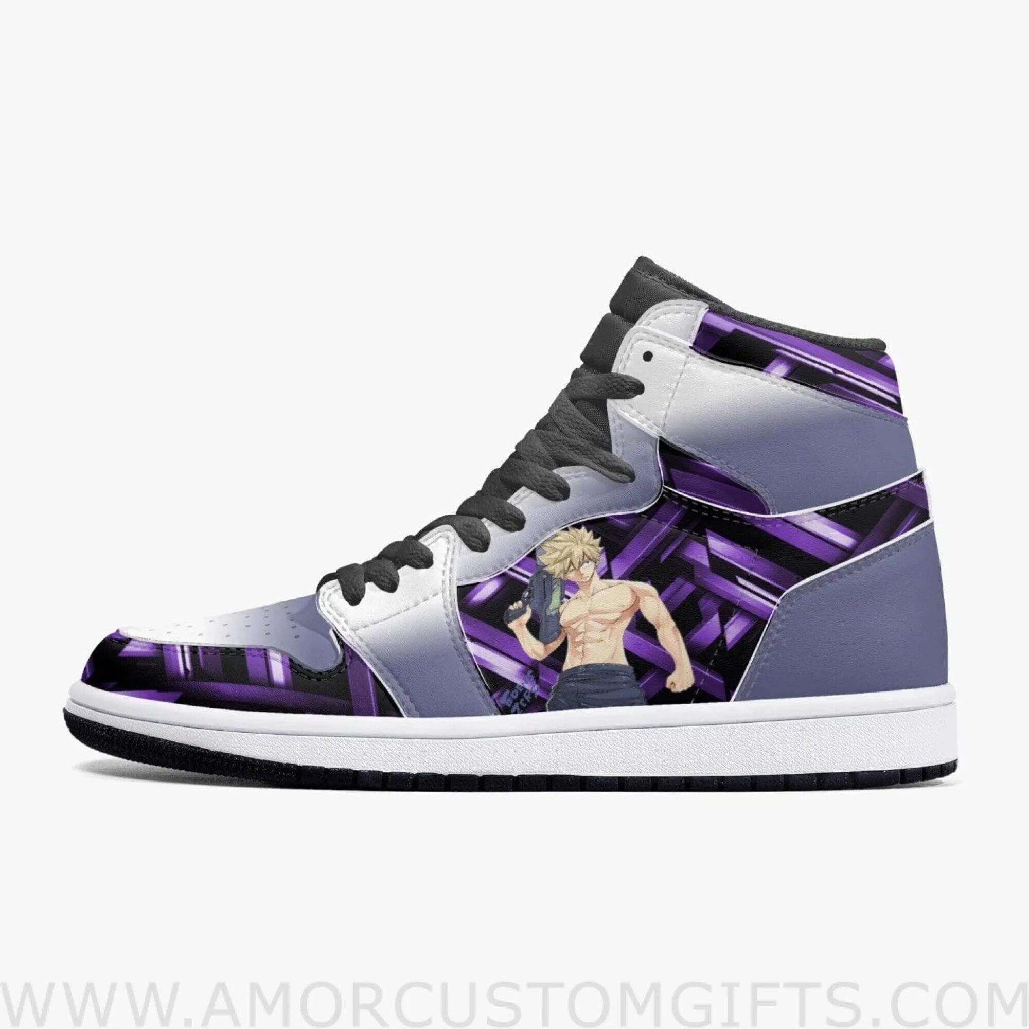 Custom Edens Zero Weisz Steiner JD1 Anime Sneakers Mid 1 Basketball Shoes